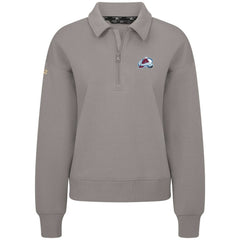 Colorado Avalanche - Levelwear Women's Canmore Quarter-Zip Pullover Gray