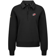 Carolina Hurricanes - Levelwear Women's Canmore Quarter-Zip Pullover Black