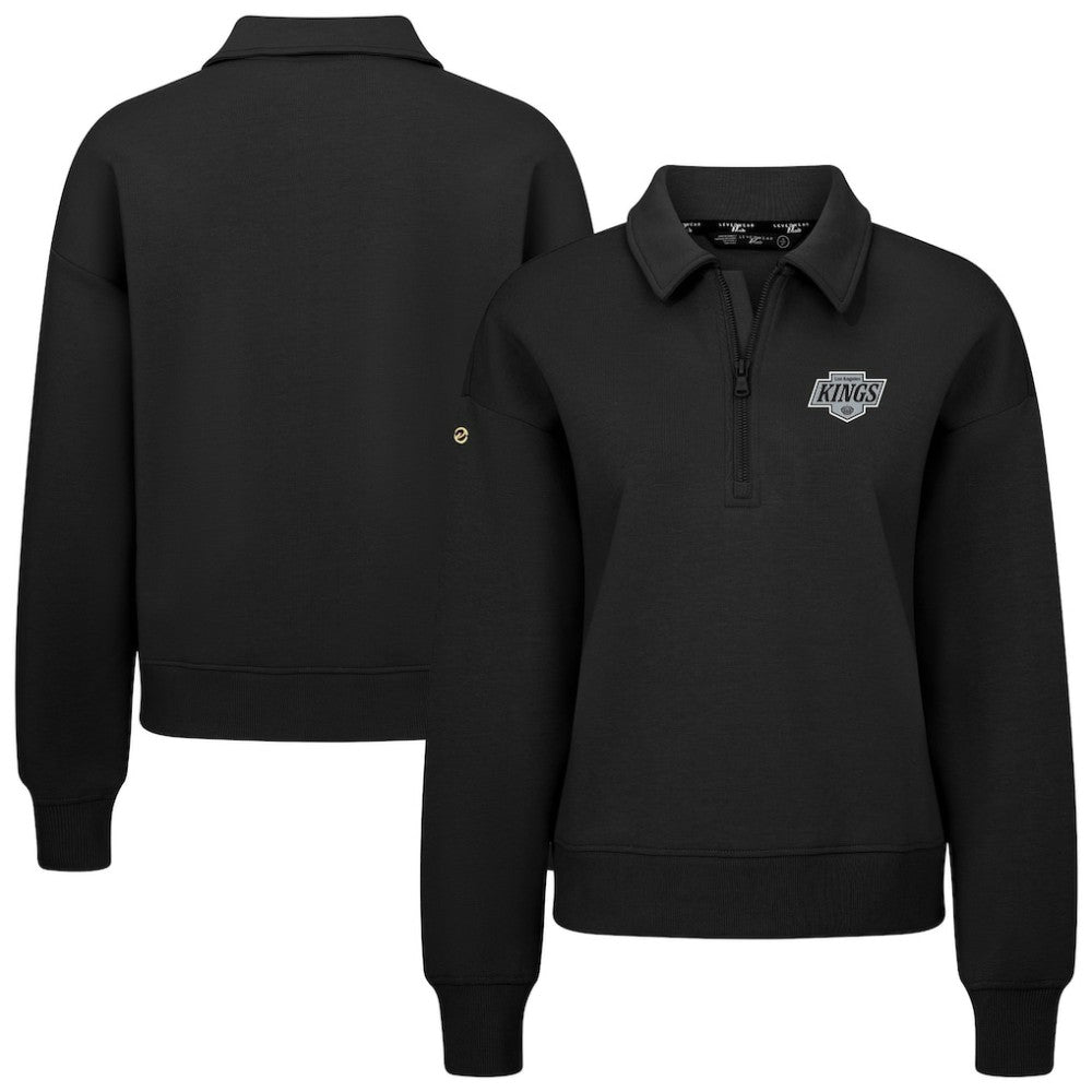 Los Angeles Kings - Levelwear Women's Canmore Quarter-Zip Pullover Black