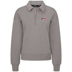Carolina Hurricanes - Levelwear Women's Canmore Quarter-Zip Pullover Gray
