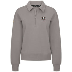 Anaheim Ducks - Levelwear Women's Canmore Quarter-Zip Pullover Gray