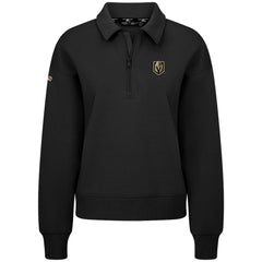 Vegas Golden Knights Levelwear Women's Canmore Quarter-Zip Pullover Black