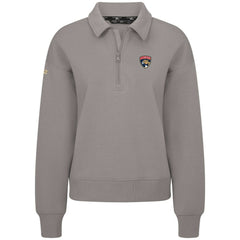 Florida Panthers - Levelwear Women's Canmore Quarter-Zip Pullover Gray