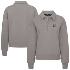 Tampa Bay Lightning - Levelwear Women's Canmore Quarter-Zip Pullover Gray