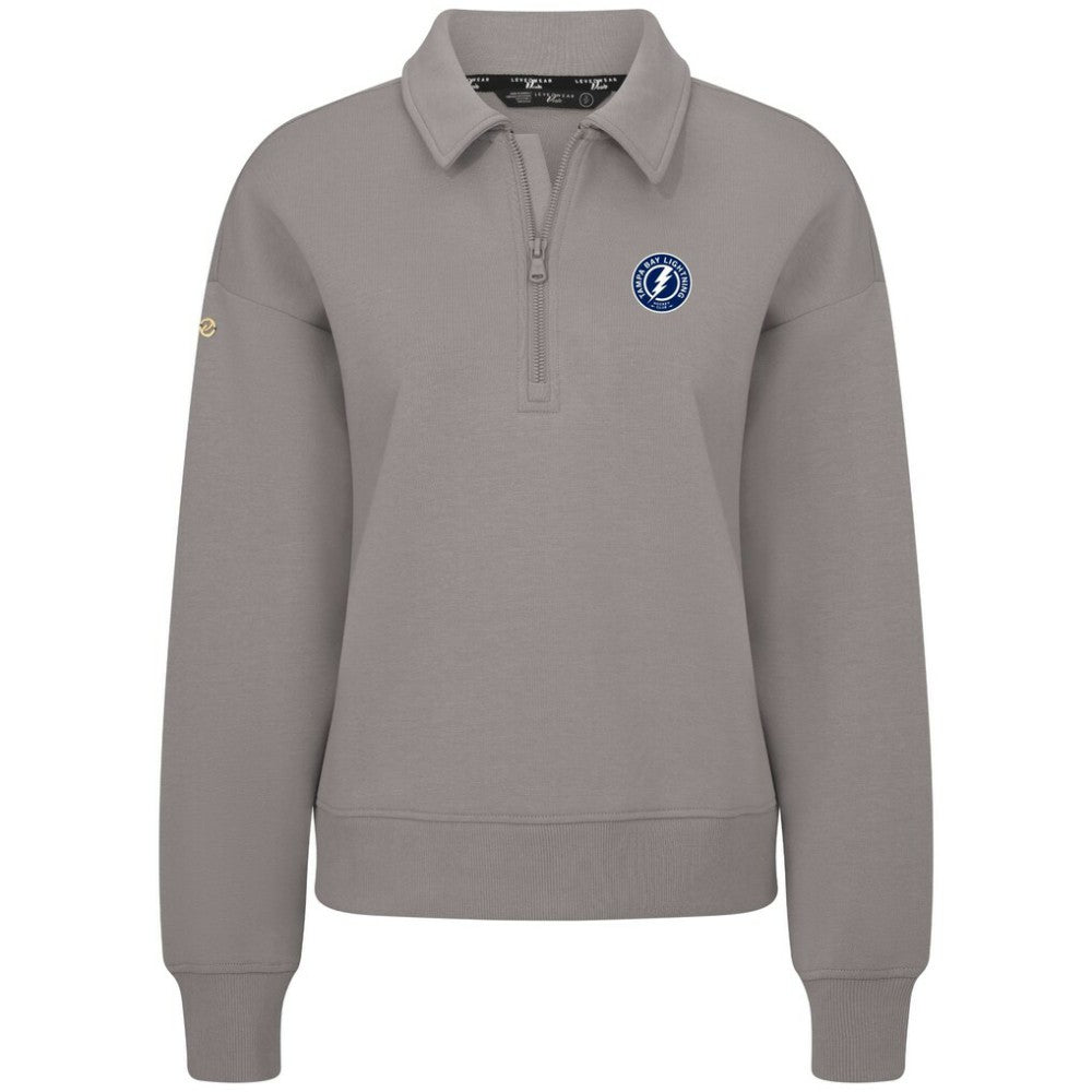 Tampa Bay Lightning - Levelwear Women's Canmore Quarter-Zip Pullover Gray