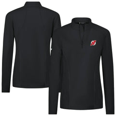 New Jersey Devils - Levelwear Women's Upright Quarter-Zip Pullover Black