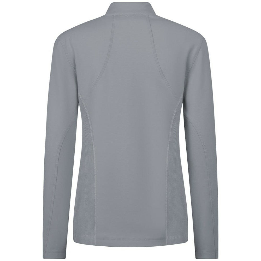 Vancouver Canucks - Levelwear Women's Upright Quarter-Zip Pullover Gray