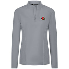 Ottawa Senators - Levelwear Women's Upright Quarter-Zip Pullover Gray