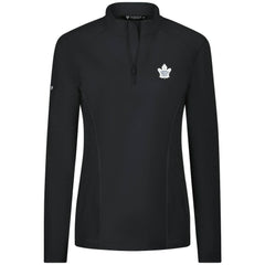 Toronto Maple Leafs - Levelwear Women's Upright Quarter-Zip Pullover Black