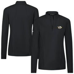 Nashville Predators - Levelwear Women's Upright Quarter-Zip Pullover Black