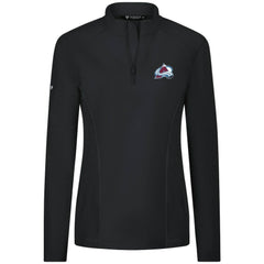 Colorado Avalanche - Levelwear Women's Upright Quarter-Zip Pullover Black