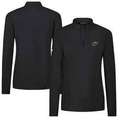 Minnesota Wild - Levelwear Women's Upright Quarter-Zip Pullover Black