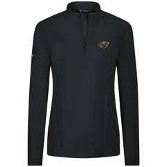 Minnesota Wild - Levelwear Women's Upright Quarter-Zip Pullover Black