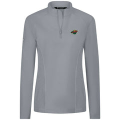 Minnesota Wild - Levelwear Women's Upright Quarter-Zip Pullover Gray