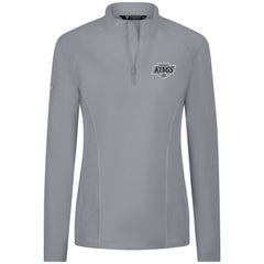 Los Angeles Kings - Levelwear Women's Upright Quarter-Zip Pullover Gray