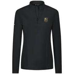 Vegas Golden Knights Levelwear Women's Upright Quarter-Zip Pullover Black