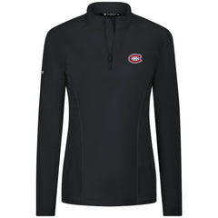 Montreal Canadiens - Levelwear Women's Upright Quarter-Zip Pullover Black