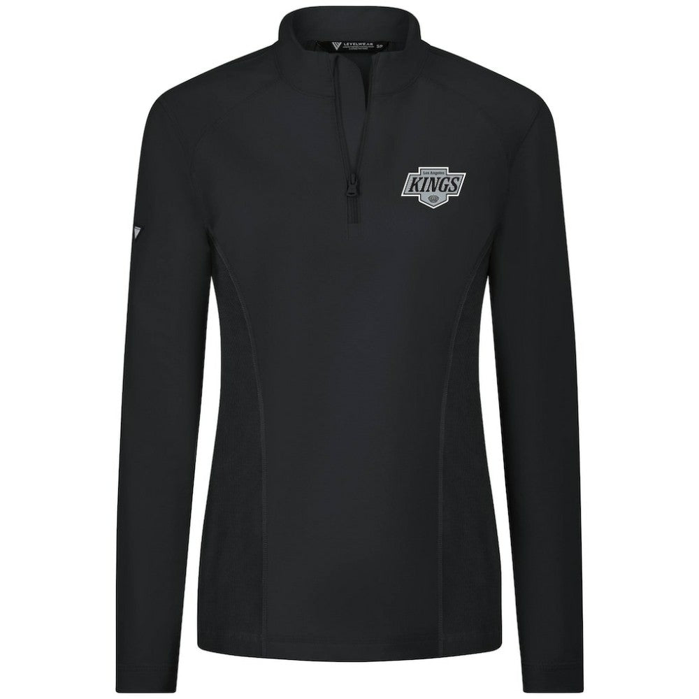 Los Angeles Kings - Levelwear Women's Upright Quarter-Zip Pullover Black