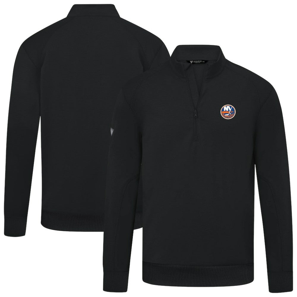 New York Islanders - Levelwear Upright Tri-Blend Quarter-Zip Pullover Black