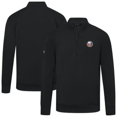 New York Islanders - Levelwear Upright Tri-Blend Quarter-Zip Pullover Black