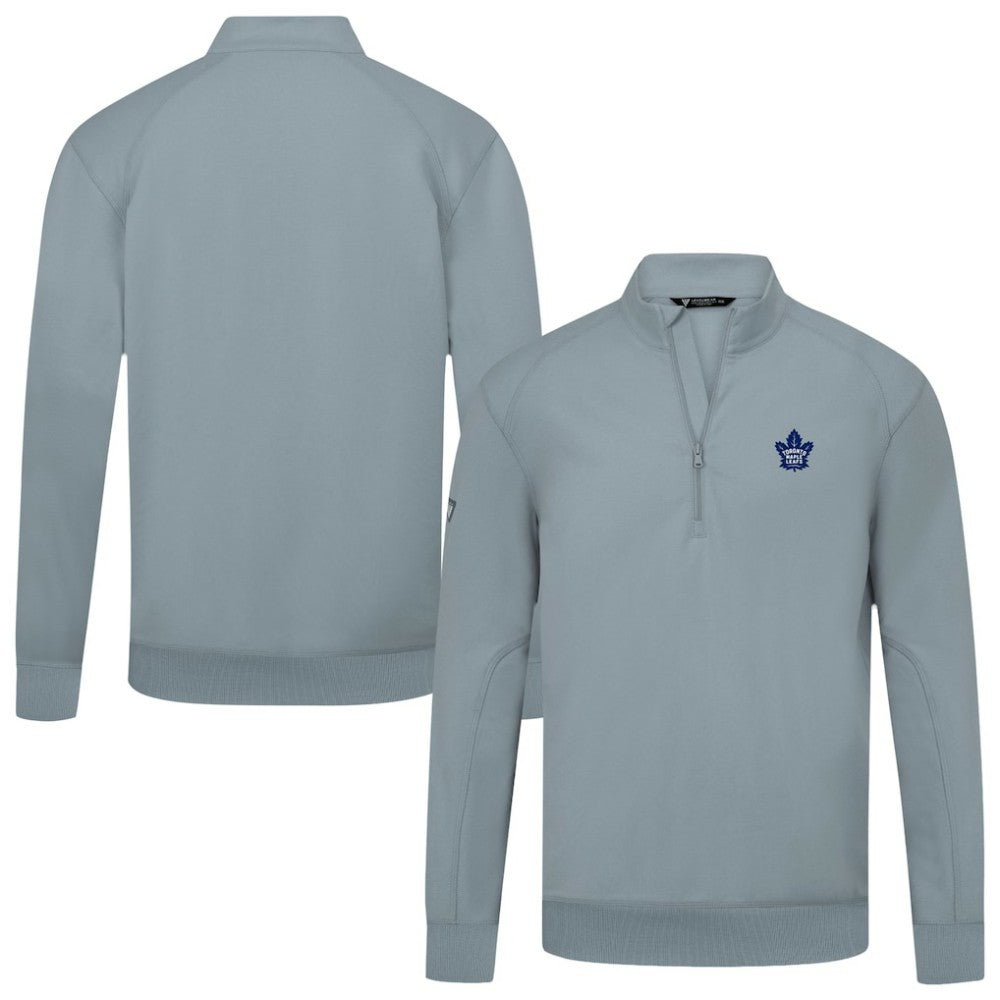 Toronto Maple Leafs - Levelwear Upright Tri-Blend Quarter-Zip Pullover Gray