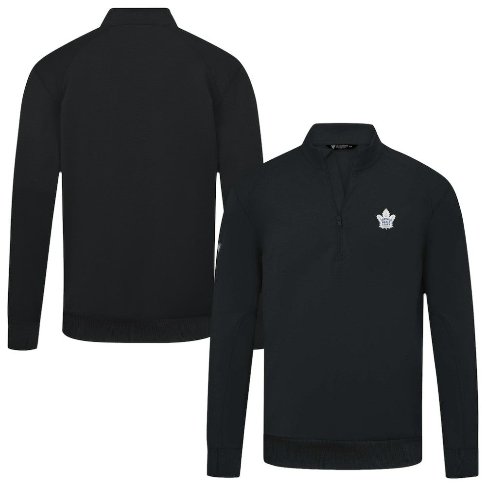 Toronto Maple Leafs - Levelwear Upright Tri-Blend Quarter-Zip Pullover Black