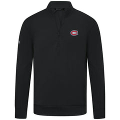 Montreal Canadiens - Levelwear Upright Tri-Blend Quarter-Zip Pullover Black
