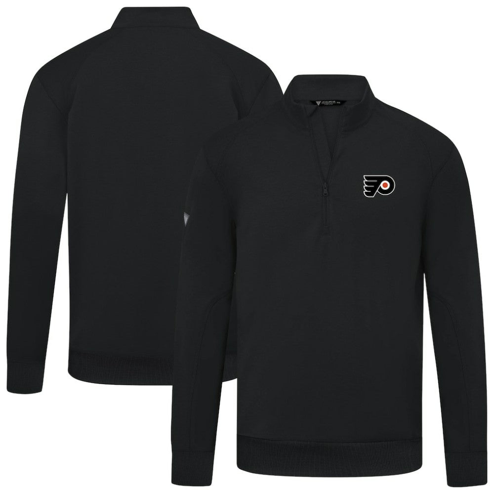 Philadelphia Flyers - Levelwear Upright Tri-Blend Quarter-Zip Pullover Black