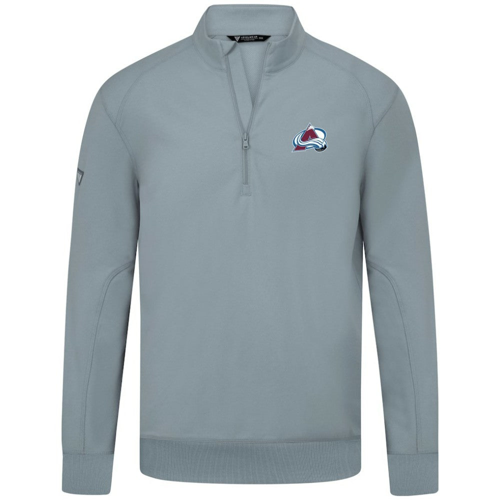 Colorado Avalanche - Levelwear Upright Tri-Blend Quarter-Zip Pullover Gray