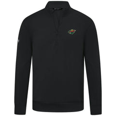 Minnesota Wild - Levelwear Upright Tri-Blend Quarter-Zip Pullover Black
