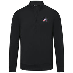 Columbus Blue Jackets - Levelwear Upright Tri-Blend Quarter-Zip Pullover Black