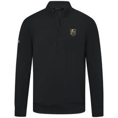 Vegas Golden Knights Levelwear Upright Tri-Blend Quarter-Zip Pullover Black