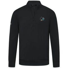 San Jose Sharks - Levelwear Upright Tri-Blend Quarter-Zip Pullover Black