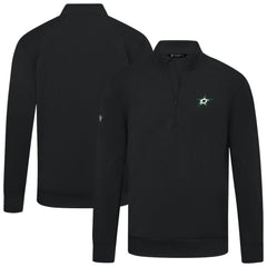 Dallas Stars - Levelwear Upright Tri-Blend Quarter-Zip Pullover Black