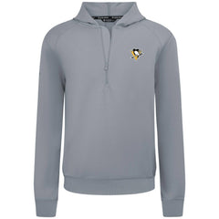 Pittsburgh Penguins Levelwear Technic Quarter-Zip Pullover Hoodie Gray