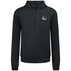 Vancouver Canucks - Levelwear Technic Quarter-Zip Pullover Hoodie Black