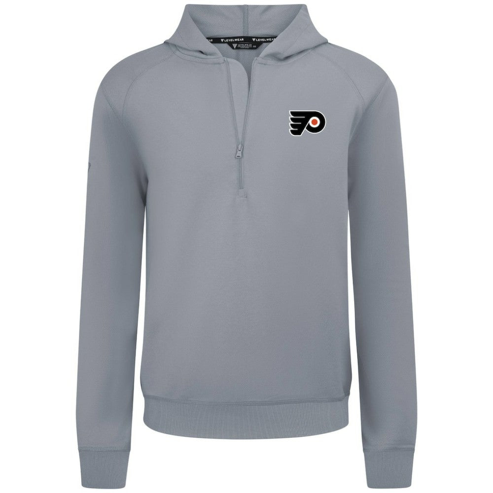 Philadelphia Flyers - Levelwear Technic Quarter-Zip Pullover Hoodie Gray