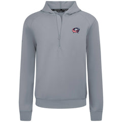 Columbus Blue Jackets - Levelwear Technic Quarter-Zip Pullover Hoodie Gray