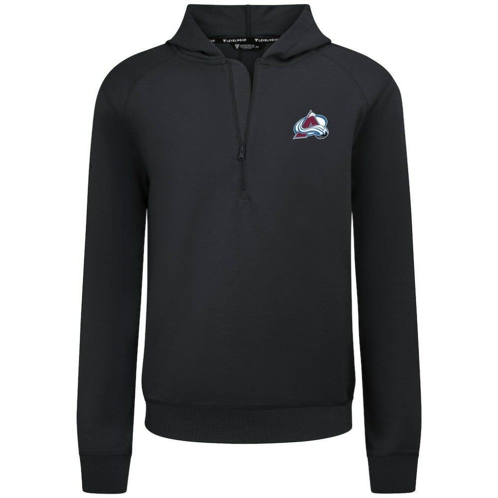 Colorado Avalanche - Levelwear Technic Quarter-Zip Pullover Hoodie Black