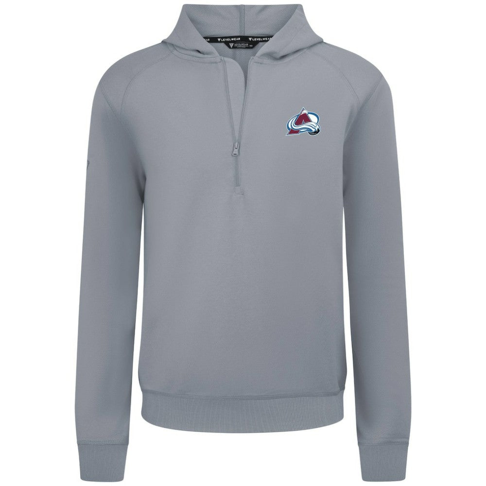 Colorado Avalanche - Levelwear Technic Quarter-Zip Pullover Hoodie Gray