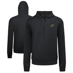 Minnesota Wild - Levelwear Technic Quarter-Zip Pullover Hoodie Black