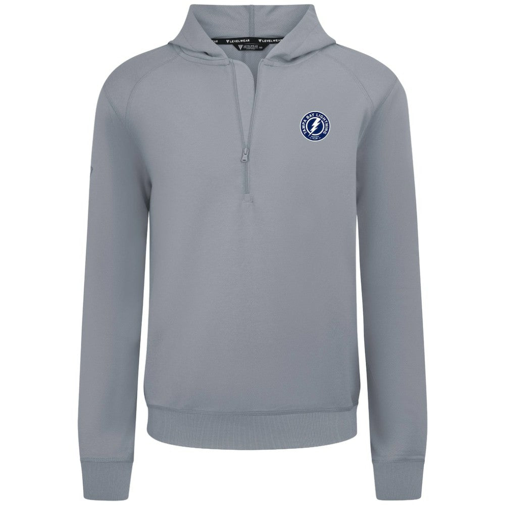 Tampa Bay Lightning - Levelwear Technic Quarter-Zip Pullover Hoodie Gray