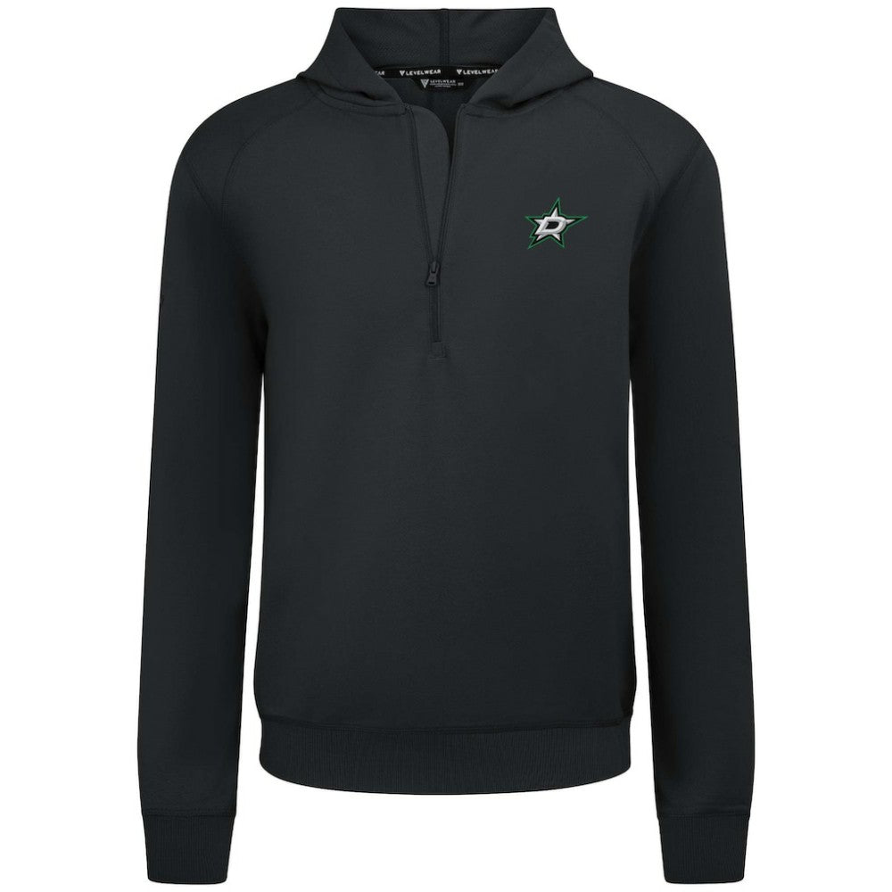 Dallas Stars - Levelwear Technic Quarter-Zip Pullover Hoodie Black