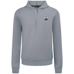 Edmonton Oilers - Levelwear Technic Quarter-Zip Pullover Hoodie Gray