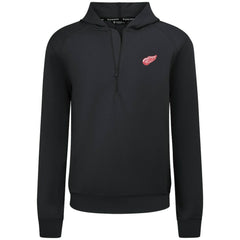 Detroit Red Wings - Levelwear Technic Quarter-Zip Pullover Hoodie Black