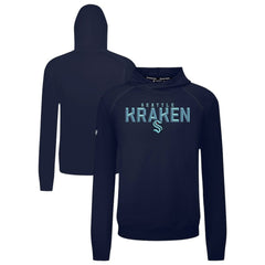 Seattle Kraken Levelwear Mandate Carve Tri-Blend Pullover Hoodie Deep Sea Blue