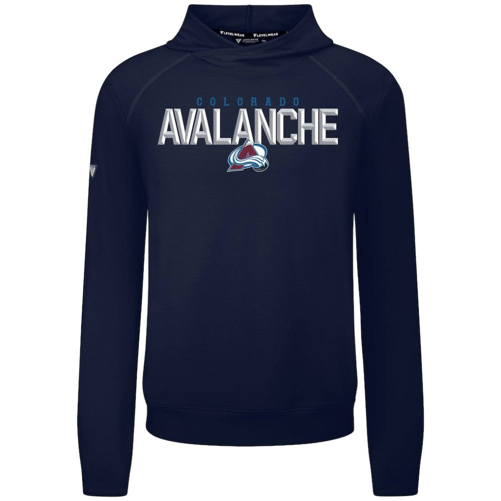 Colorado Avalanche - Levelwear Mandate Carve Tri-Blend Pullover Hoodie Navy
