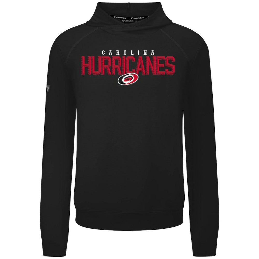 Carolina Hurricanes - Levelwear Mandate Carve Tri-Blend Pullover Hoodie Black