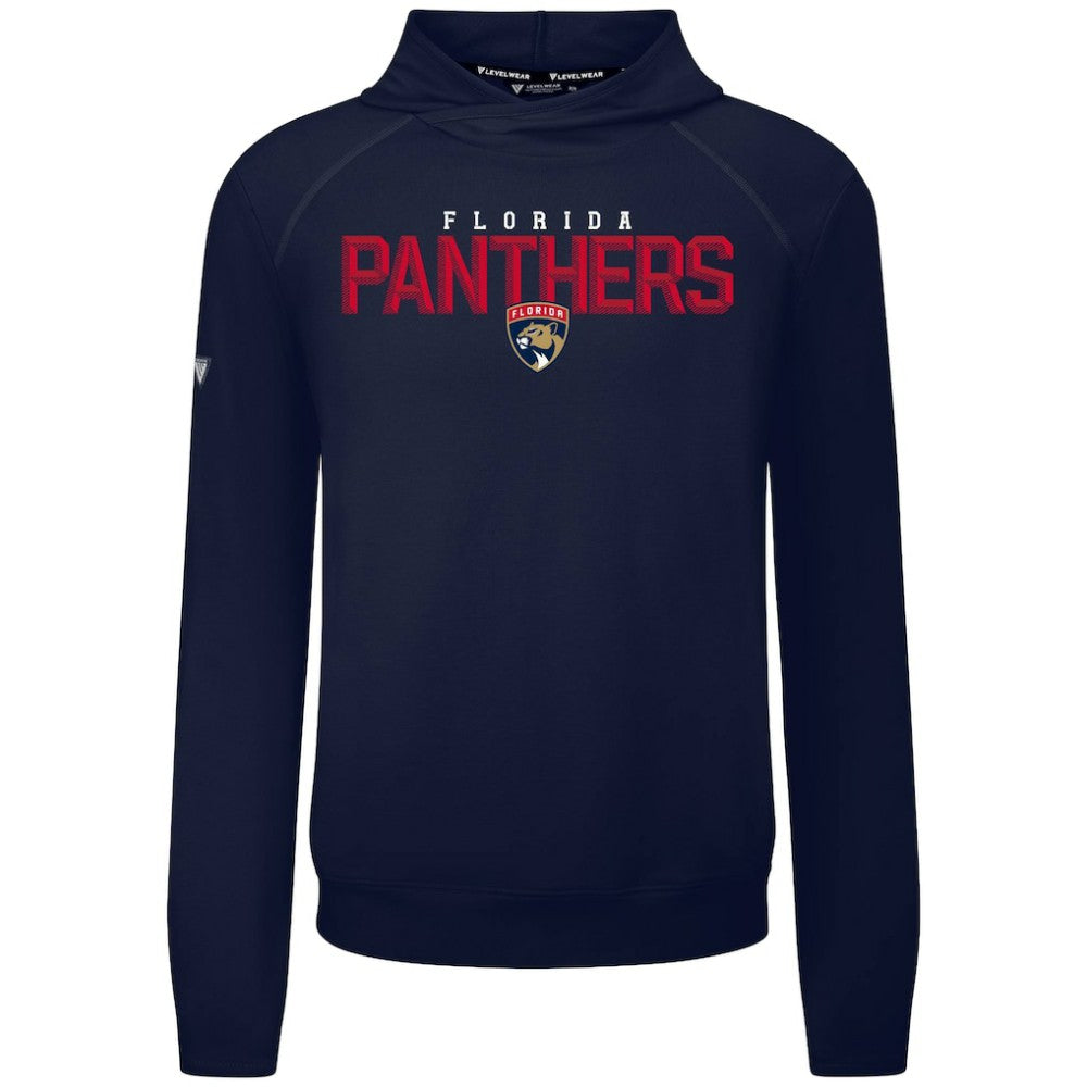 Florida Panthers - Levelwear Mandate Carve Tri-Blend Pullover Hoodie Navy