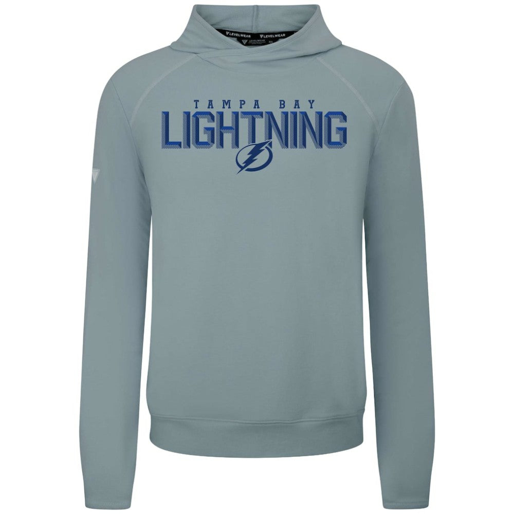 Tampa Bay Lightning - Levelwear Mandate Carve Tri-Blend Pullover Hoodie Gray
